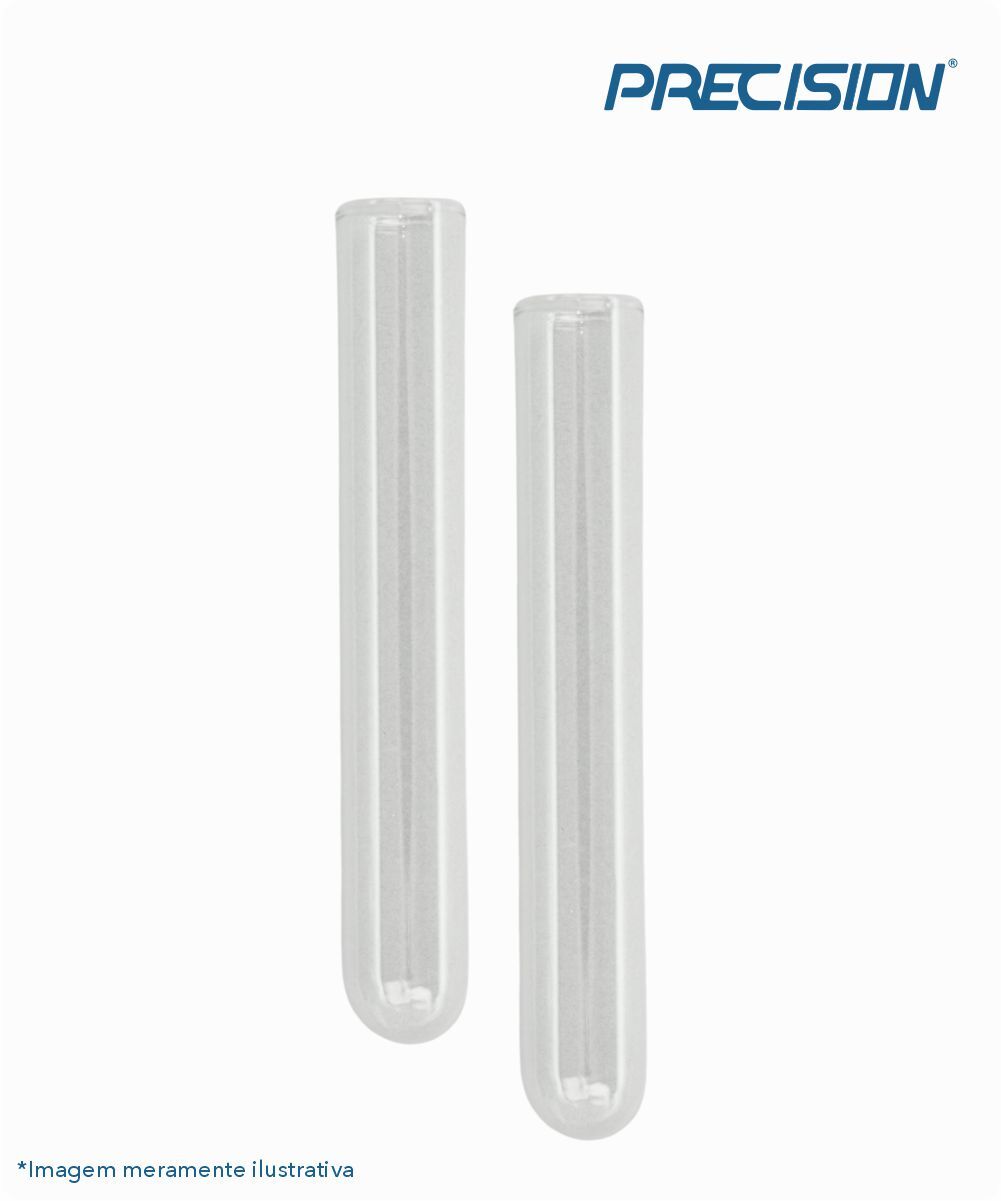 Tubo de vidro 10mmx75mm